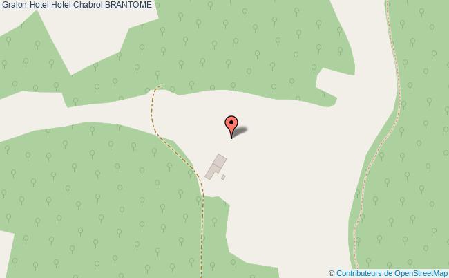 plan Hotel Chabrol BRANTOME