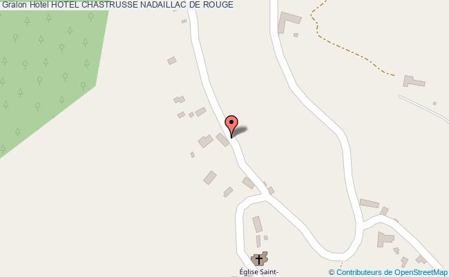 plan Hotel Chastrusse NADAILLAC DE ROUGE