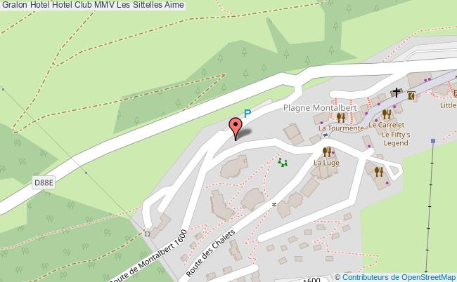plan Hotel Club Mmv Les Sittelles Aime