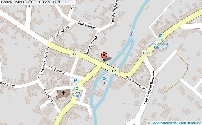 plan Hotel De La Vegre LOUE