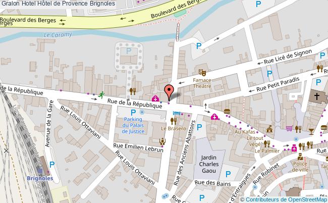 plan Hôtel De Provence Brignoles