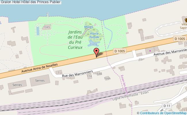 plan Hôtel Des Princes Publier