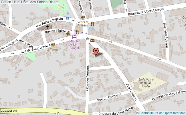 plan Hôtel Des Sables Dinard