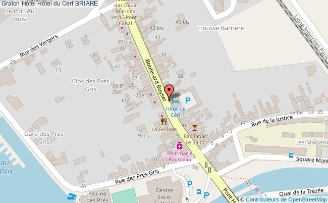 plan Hôtel Du Cerf BRIARE