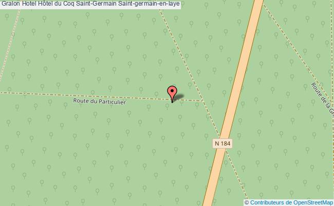 plan Hôtel Du Coq Saint-germain Saint-germain-en-laye