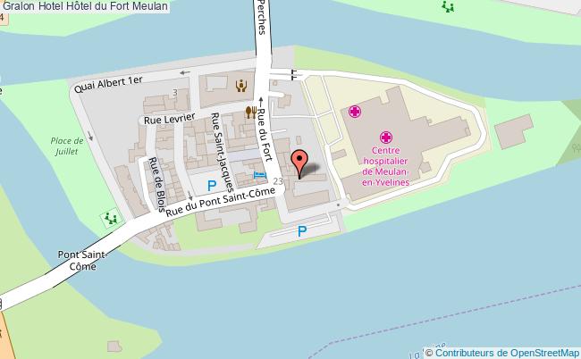 plan Hôtel Du Fort Meulan