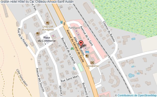 plan Hôtel Du Lac Château-Arnoux-Saint-Auban