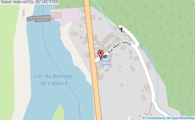 plan Hotel Du Lac FOIX