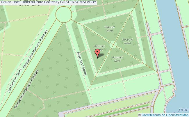 plan Hôtel Du Parc-châtenay CHATENAY-MALABRY