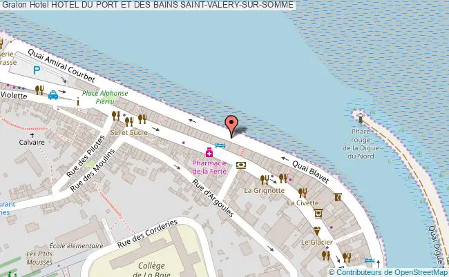 plan Hotel Du Port Et Des Bains SAINT-VALERY-SUR-SOMME