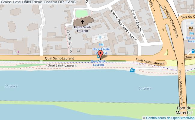 plan Hôtel Escale Oceania ORLEANS