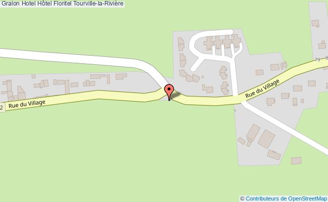 plan Hôtel Floritel Tourville-la-Rivière