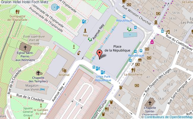 plan Hotel Foch Metz