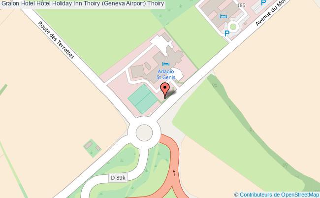 plan Hôtel Holiday Inn Thoiry (geneva Airport) Thoiry