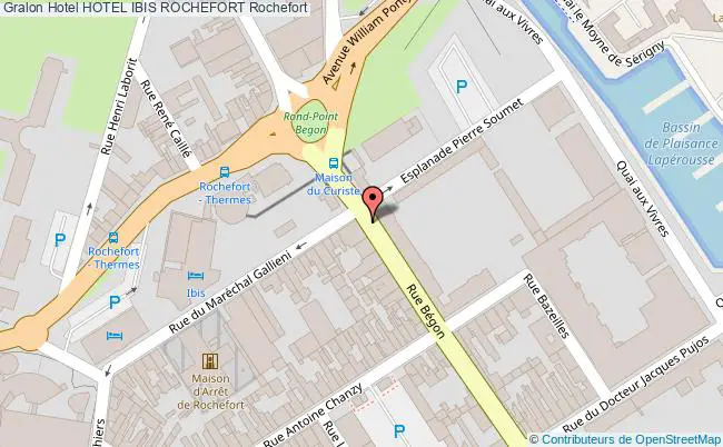 plan Hotel Ibis Rochefort Rochefort