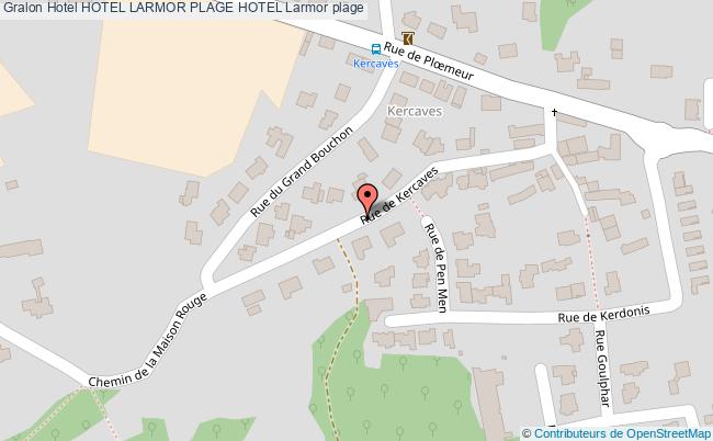 plan Hotel Larmor Plage Hotel Larmor plage