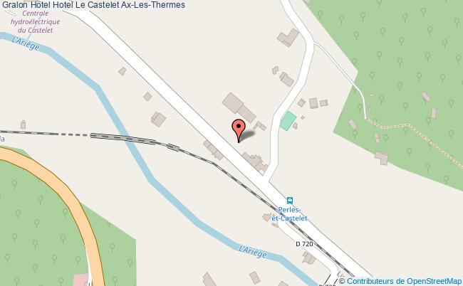 plan Hotel Le Castelet Ax-Les-Thermes