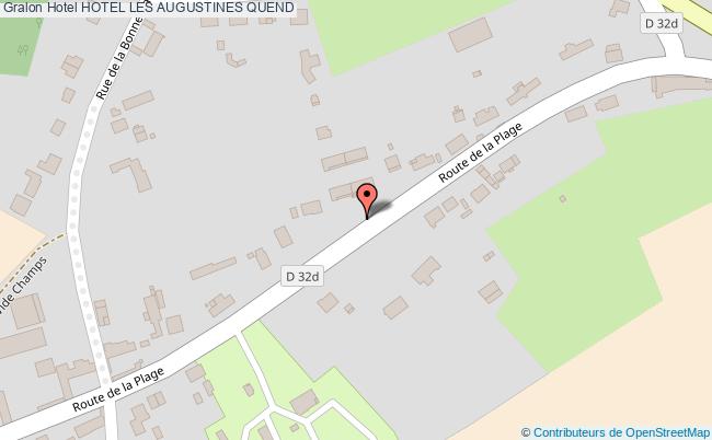 plan Hotel Les Augustines QUEND