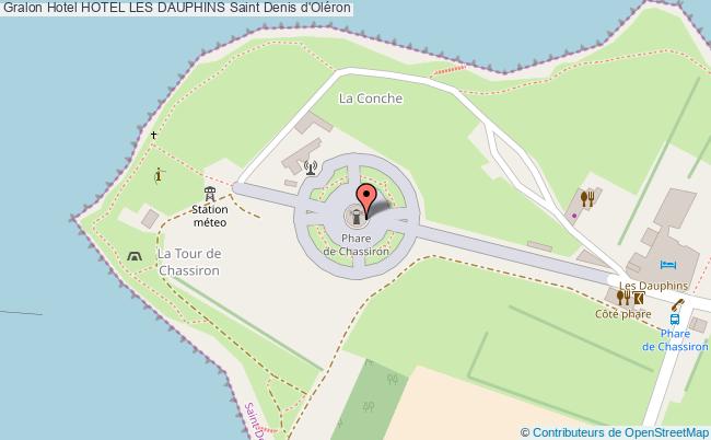 plan Hotel Les Dauphins Saint Denis d'Oléron