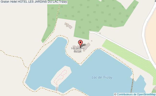 plan Hotel Les Jardins Du Lac Trizay