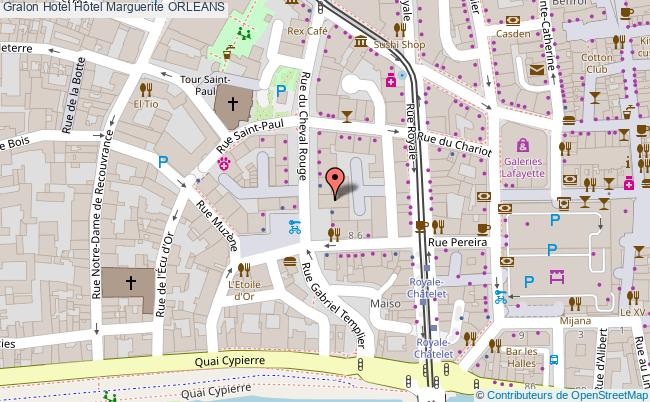 plan Hôtel Marguerite ORLEANS