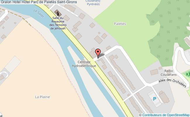 plan Hotel Parc De Paletès Saint-Girons