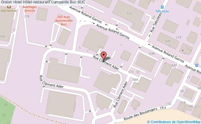 plan Hôtel-restaurant Campanile Buc BUC