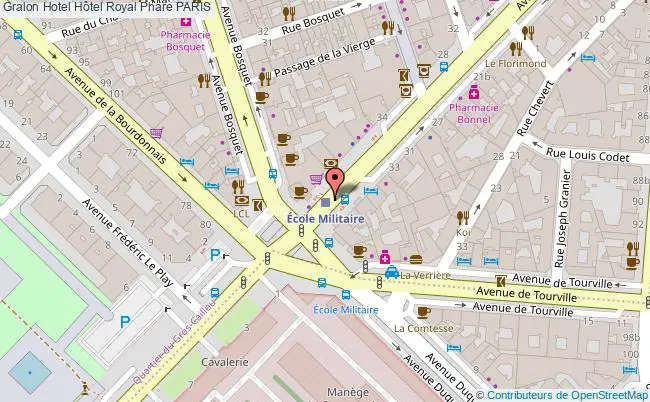 plan Hôtel Royal Phare PARIS