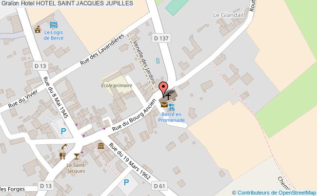 plan Hotel Saint Jacques JUPILLES