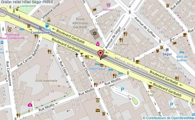 plan Hôtel Ségur PARIS