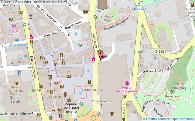 plan Hôtel Thermal Aix-les-Bains