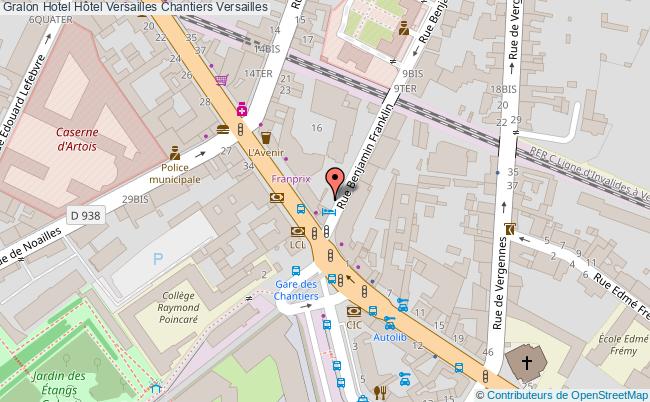 plan Hôtel Versailles Chantiers Versailles