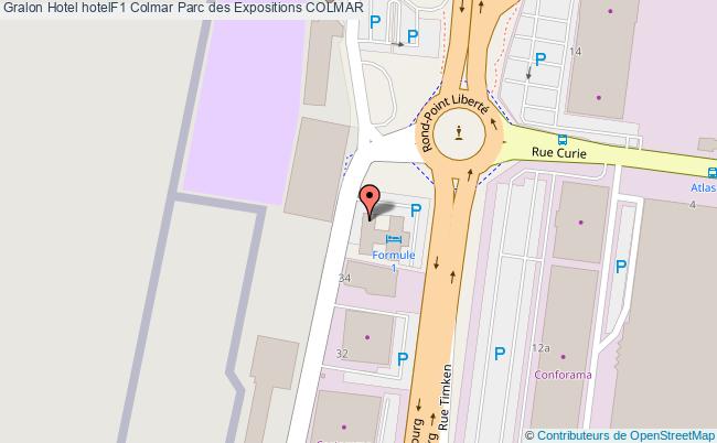 plan Hotelf1 Colmar Parc Des Expositions COLMAR
