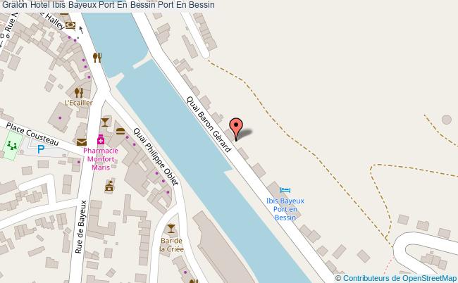 plan Hotel Ibis Bayeux Port En Bessin Port En Bessin
