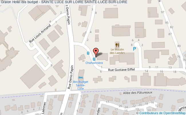 plan Hotel Ibis Budget - Sainte Luce Sur Loire SAINTE-LUCE-SUR-LOIRE