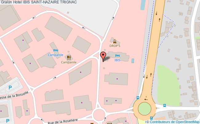 plan Hotel Ibis Saint-nazaire Trignac