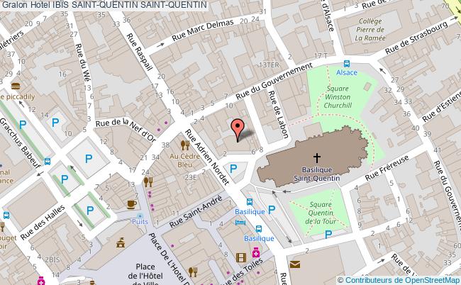 plan Hotel Ibis Saint-quentin SAINT-QUENTIN