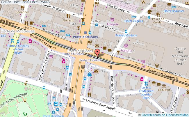 plan Ideal Hôtel PARIS