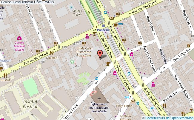 plan Innova Hôtel PARIS
