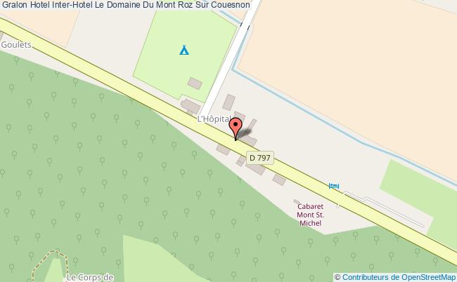 plan Inter-hotel Le Domaine Du Mont Roz Sur Couesnon
