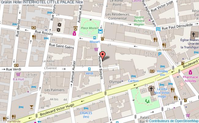 plan Interhotel Little Palace Nice