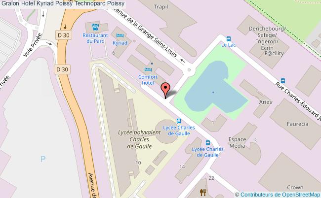 plan Hotel Kyriad Poissy Technoparc Poissy