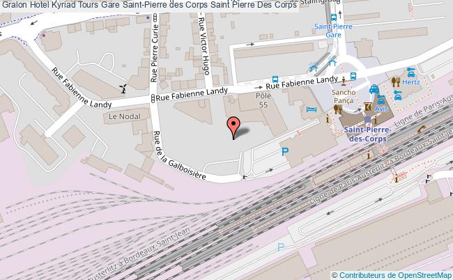 plan Hotel Kyriad Tours Gare Saint-pierre Des Corps Saint Pierre Des Corps