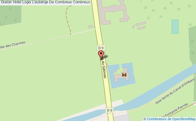 plan Hotel L'auberge De Combreux Combreux