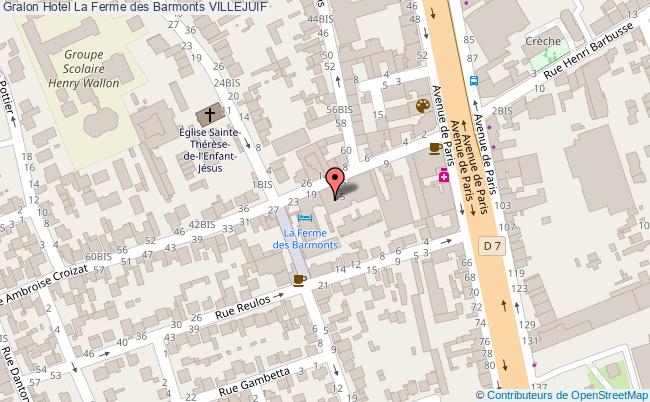 plan Résidence La Ferme Des Barmonts VILLEJUIF