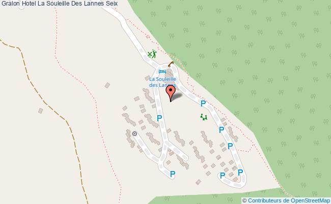 plan Hotel La Souleille Des Lannes Seix