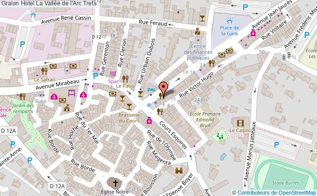 plan Hotel La Vallée De L'arc Trets