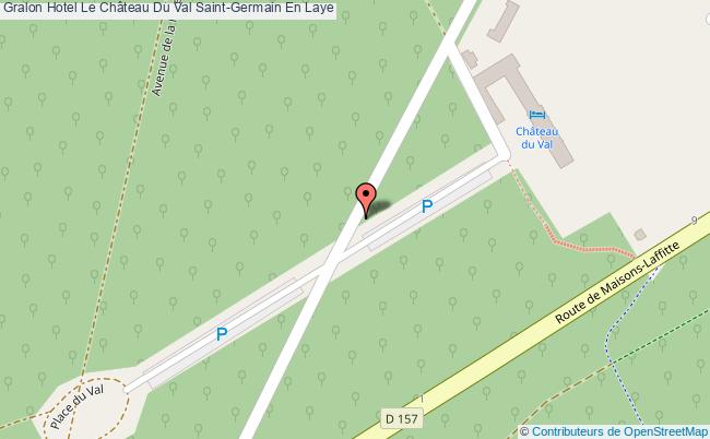 plan Hotel Le Château Du Val Saint-Germain En Laye