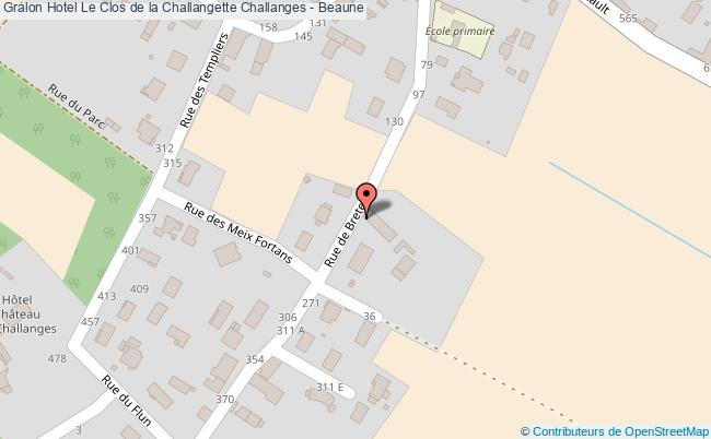 plan Résidence Le Clos De La Challangette Challanges - Beaune