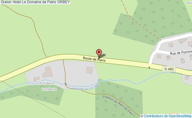 plan Hotel Le Domaine De Pairis ORBEY